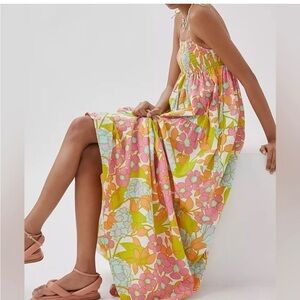 Anthropologie Floral Maxi Dress - Multicolor